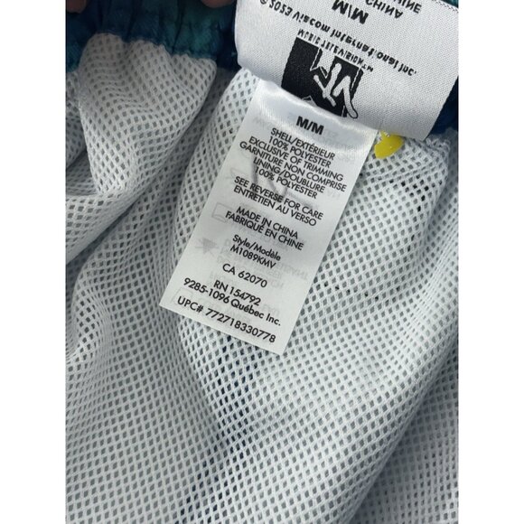 New w/ Tags - MTV x POINTZERO Men's Blue Tie Die Swim Trunks Size M - Picture 9 of 9